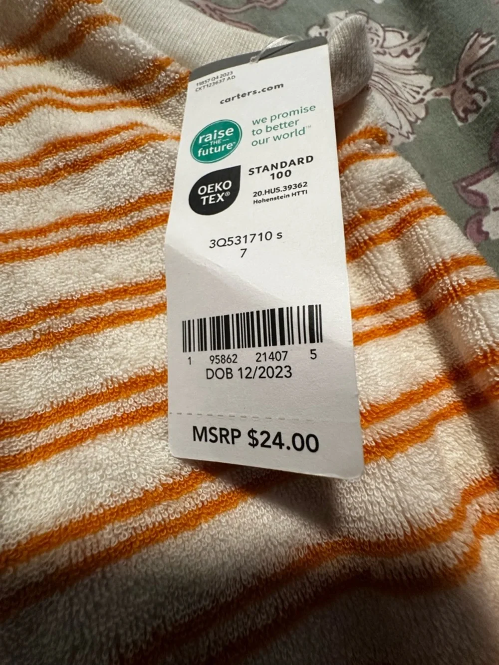 Girl's Knit Terry Tank Top size 7 NWT